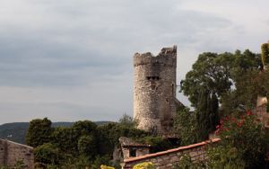 Ruins of the Medieval Tower at La Voulte Sur La Rhone
